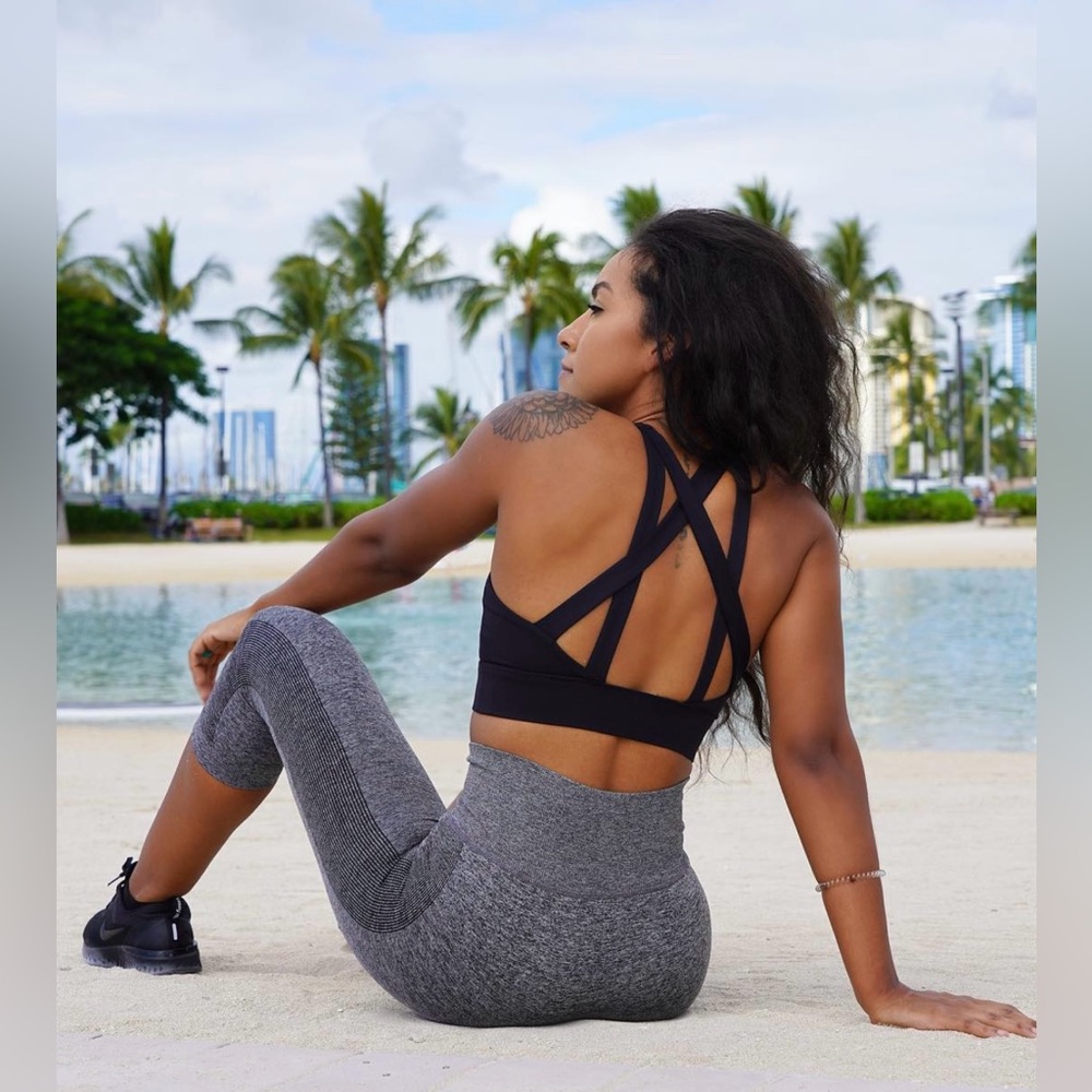 Love Fitness Apparel - Dreamy Sports Bra in Black S